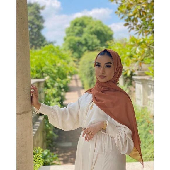 H&M Wide Cut Kaftan Dress Cream New - Picture 9 of 11